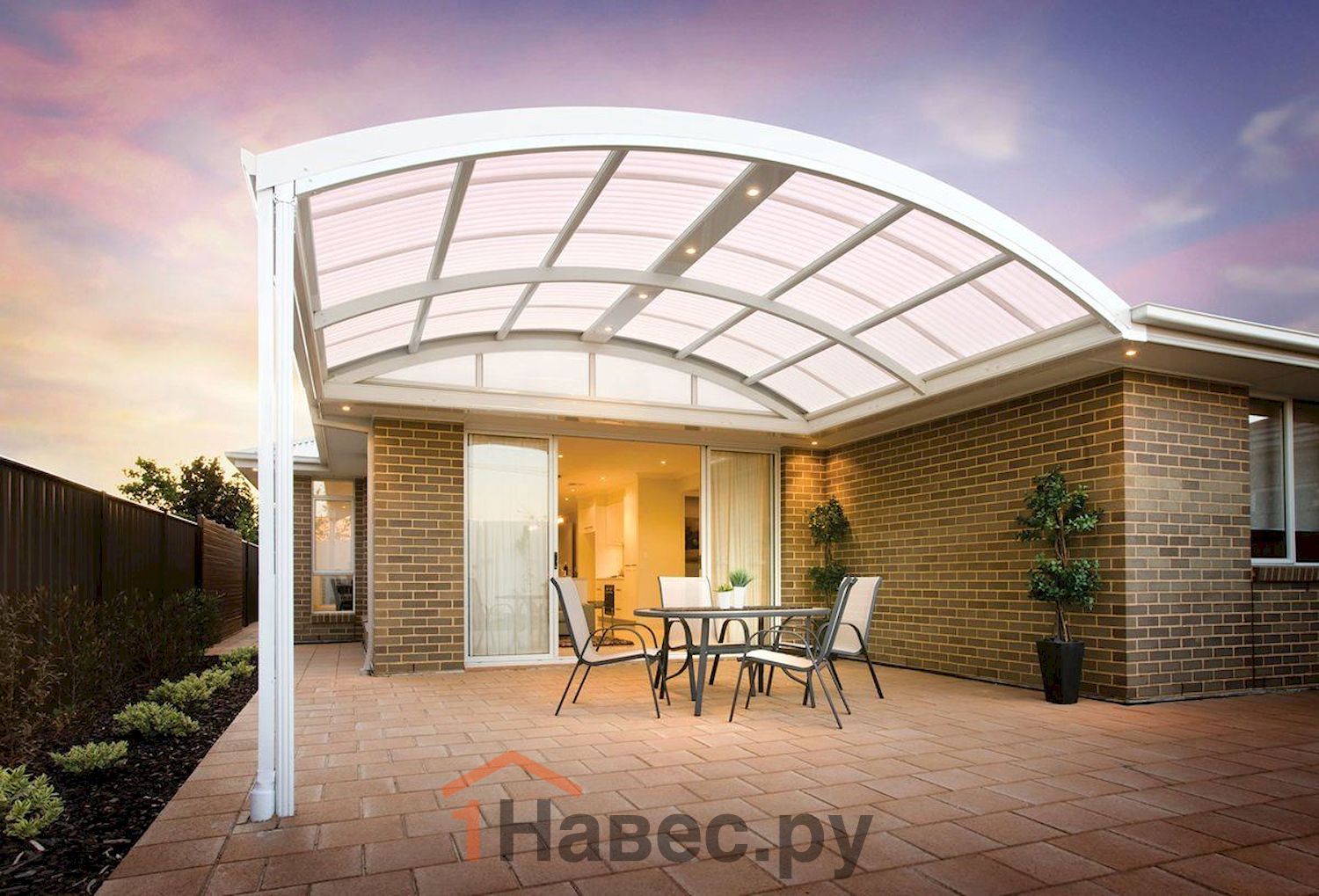 Навес над верандой